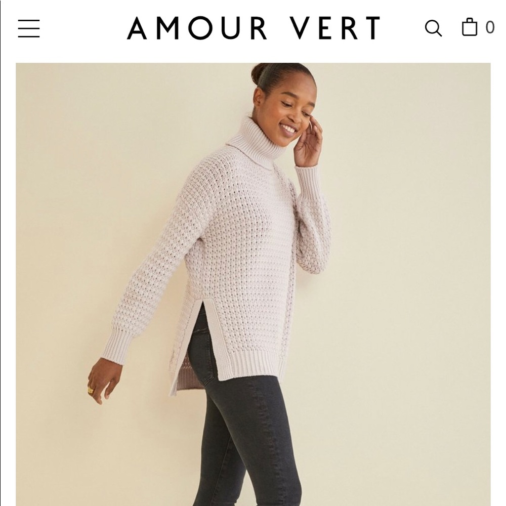 Amour Vert Aylin Turtleneck Sweater